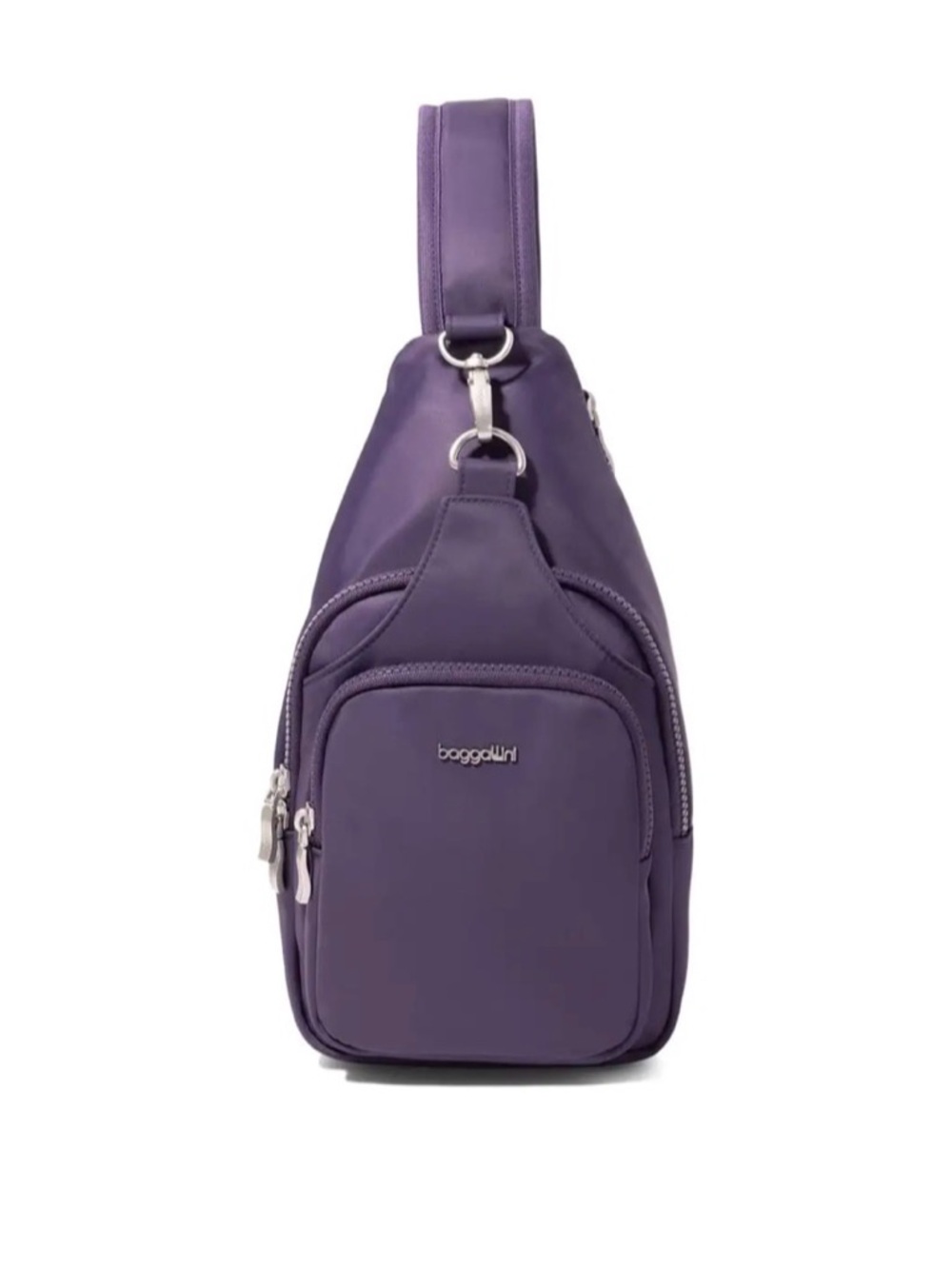 Baggallini Deep Purple Sling Crossbody Bag